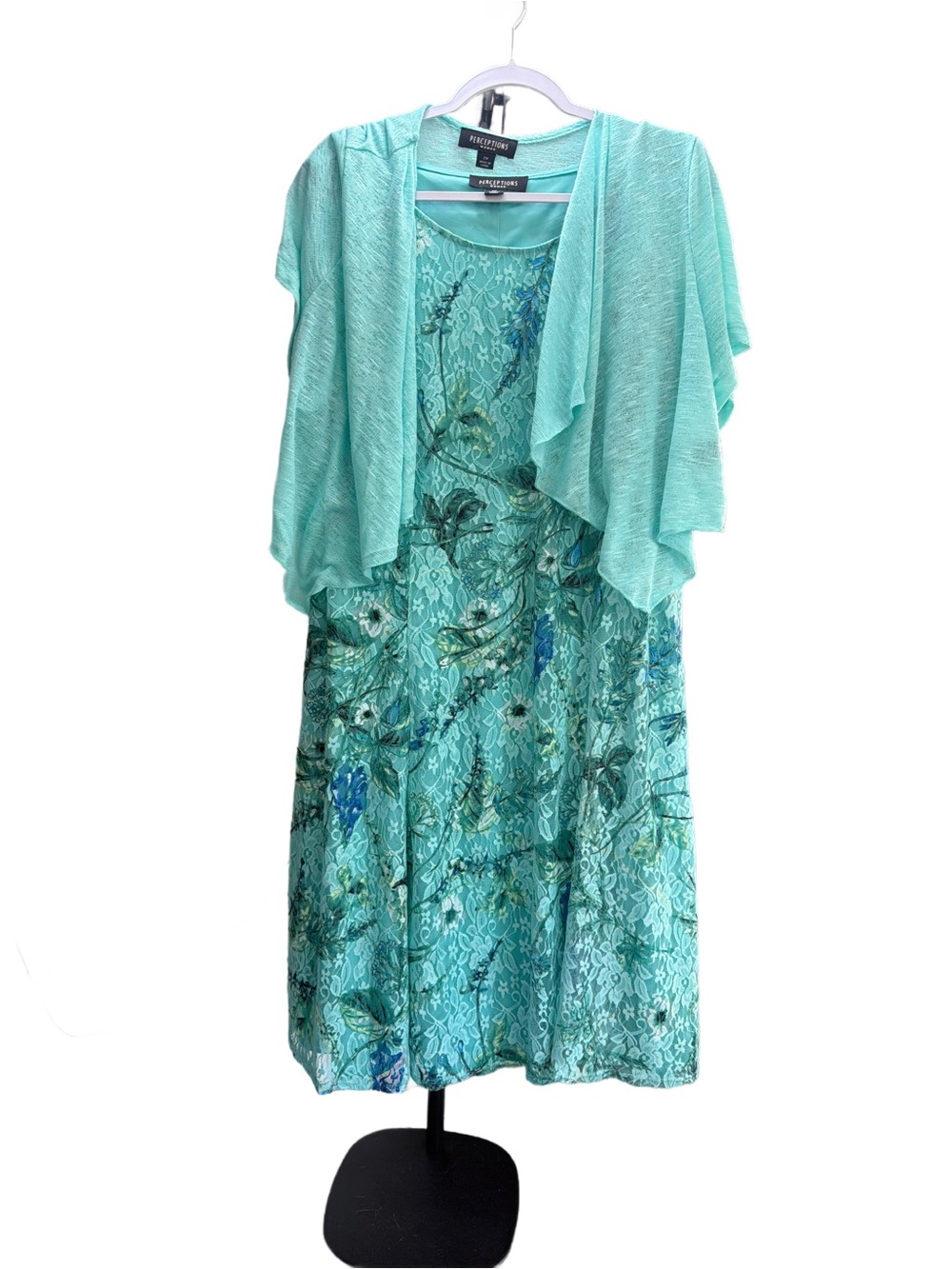 Women’s Dress with Draped Cardigan Set Size 2x